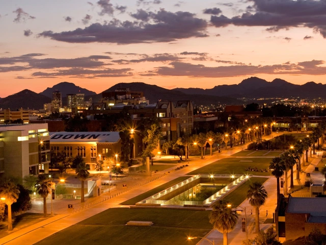 UA Mall at Sunset